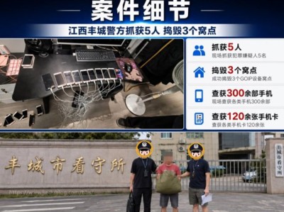 控制数百部手机的短信发送平台 被江西差馆端掉